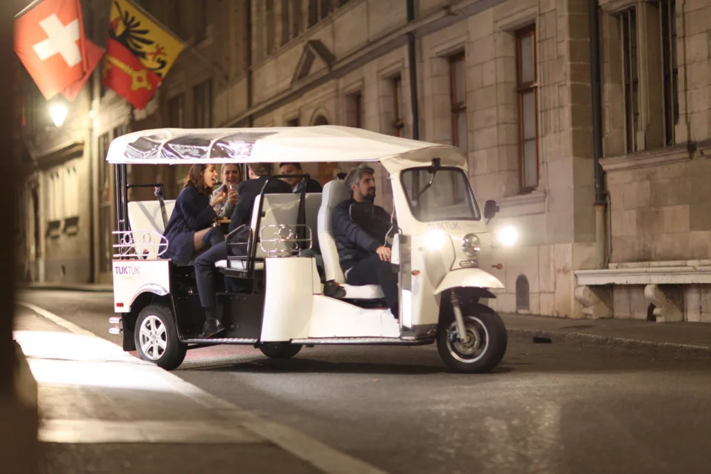 balade fondue tuktuk geneve