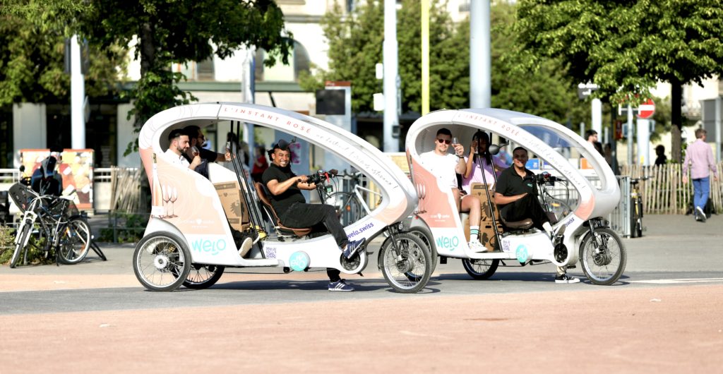 Street marketing pour la cave de Genève