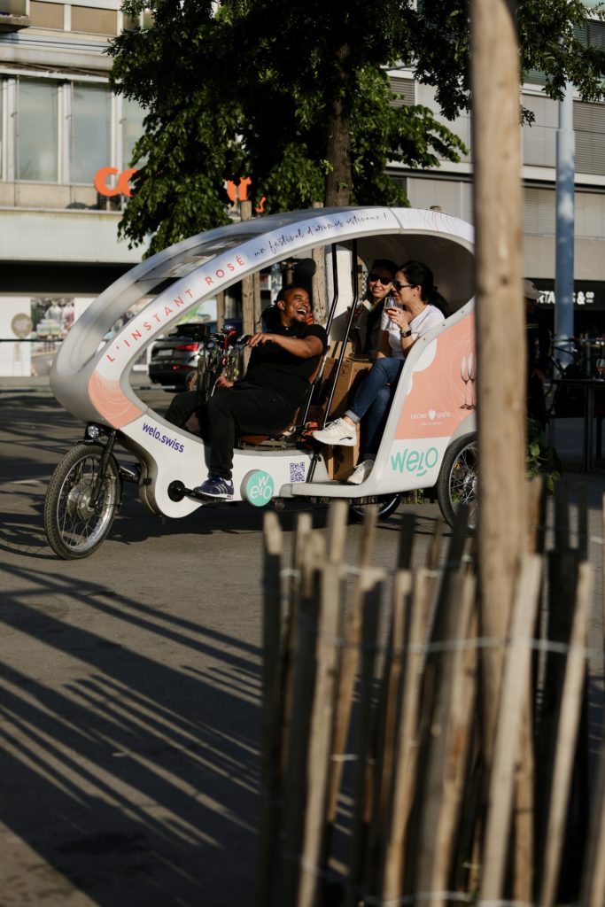 Street marketing pour la cave de Genève